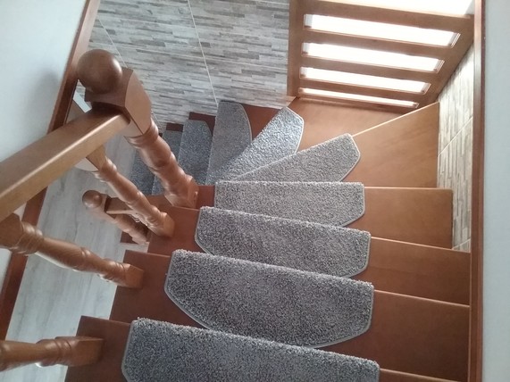 Коврик для лестницы - Венеция светло-серый