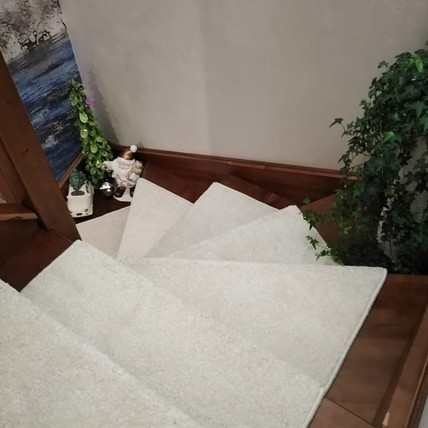 Коврик для лестницы - Сан-Марино белый